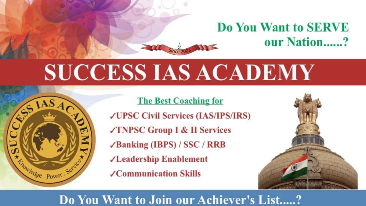 Success IAS Academy Chennai